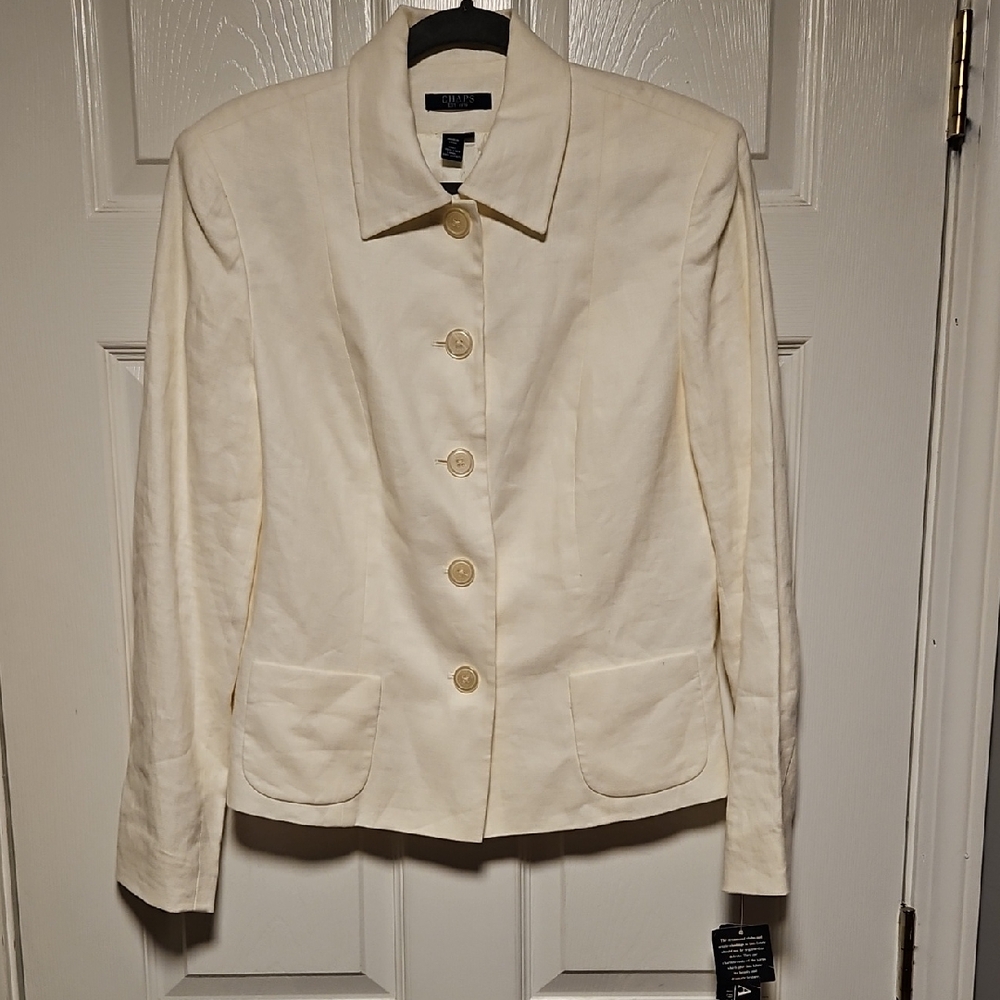 Chaps Linen Jacket
